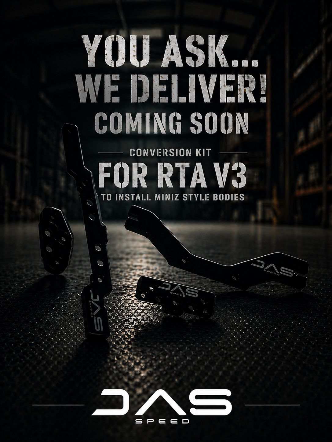 Das Speed RTA V3 -7075 ABS Body Mount Conversion