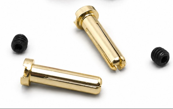Das Speed 24K Low Profile 2mm Lipo Plugs (5 pcs)