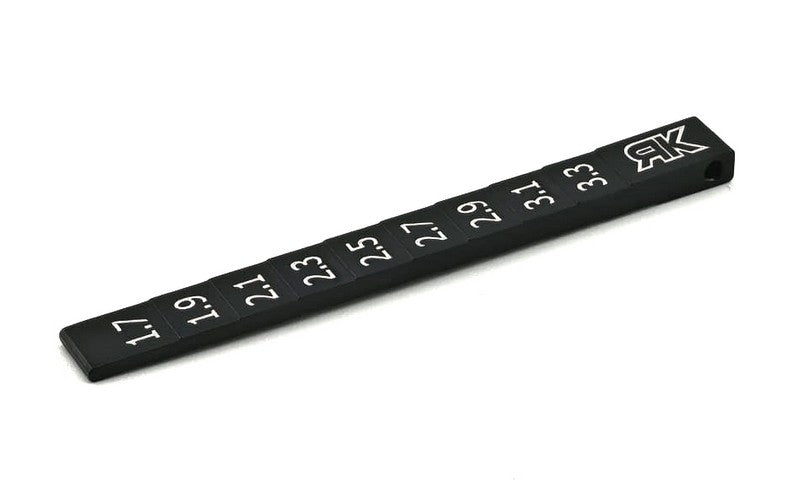 Marka 1:28 Mini-Z Car Ride Height Gauge 1.6 to 3.4 mm